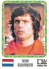 Wim Suurbier WC 1974 Netherlands samolepka Panini World Cup Story #78